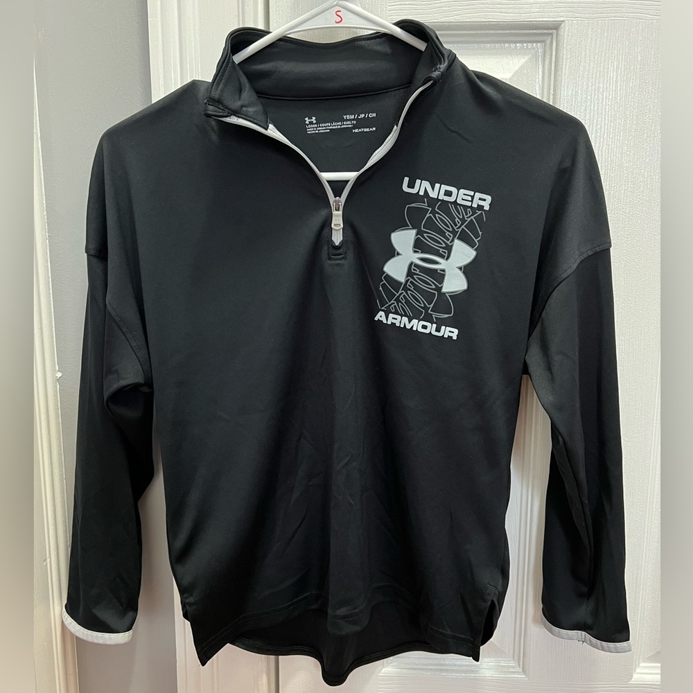 Under Armor Kids Quarter Zip, Size Youth Small